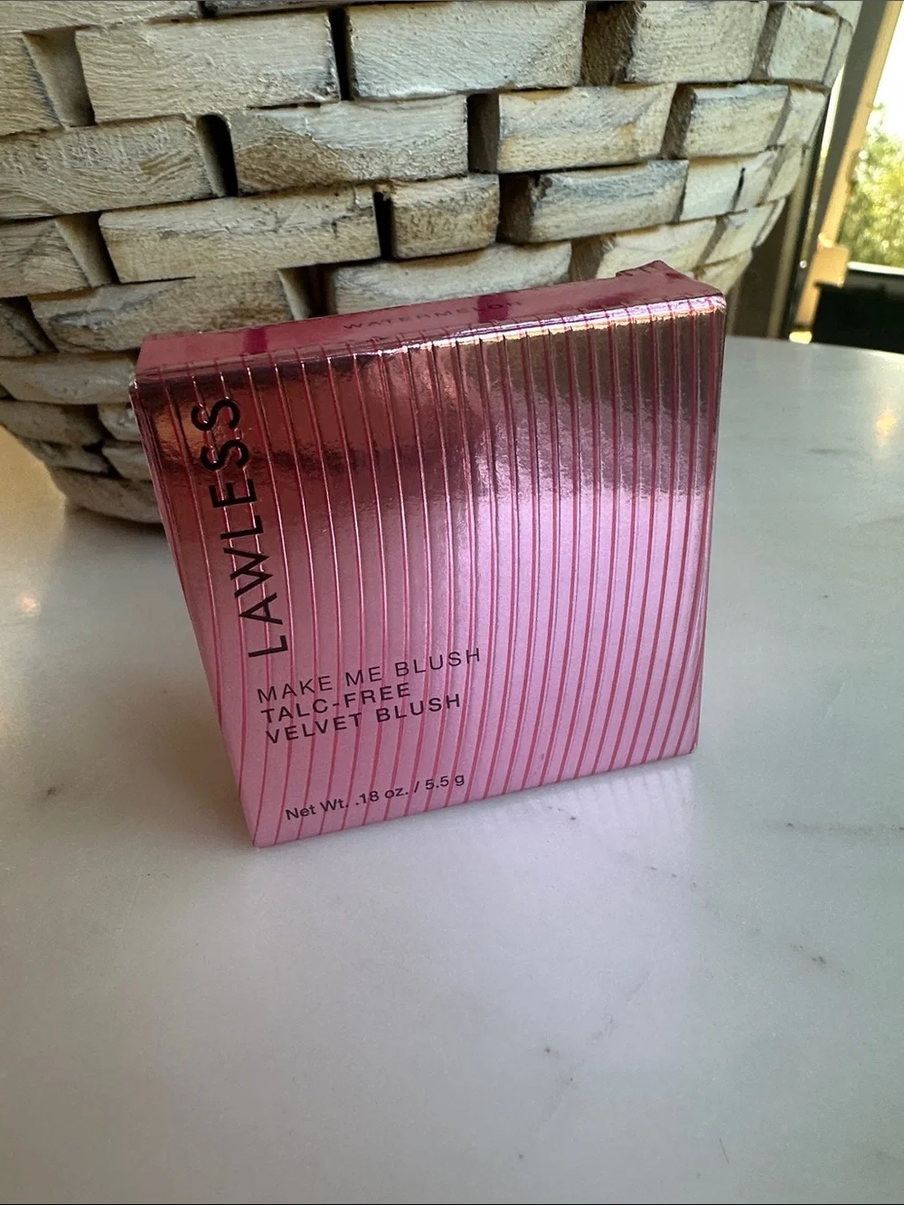 LAWLESS Velvet Blush — Bright Fuchsia Powder Blush
